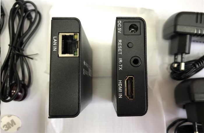 Подовжувач Atcom HDMI - RJ-45 (F/F), Black (14157)