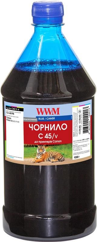 Чорнило WWM Canon CLI-481PB Blue (C45/V-4) 1000г