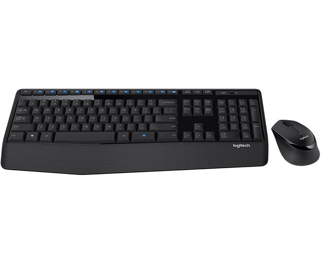 Комплект (клавiатура, миша) бездротовий Logitech MK345 Combo Black USB (920-008534)