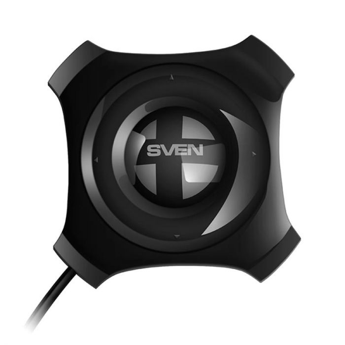 Концентратор USB2.0 Sven HB-432 чорний, 4xUSB2.0