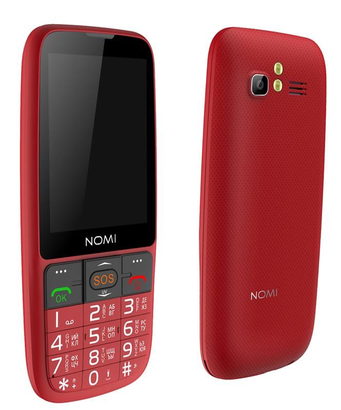 Мобiльний телефон Nomi i281+ Dual Sim Red