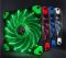 Вентилятор Frime Iris LED Fan 15LED Green (FLF-HB120G15)