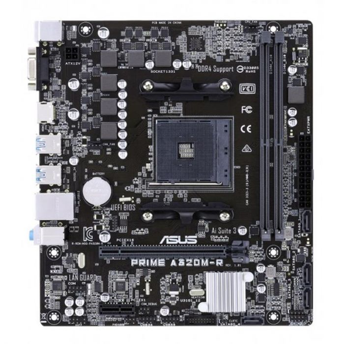 Материнська плата Asus Prime A320M-R-SI Socket AM4