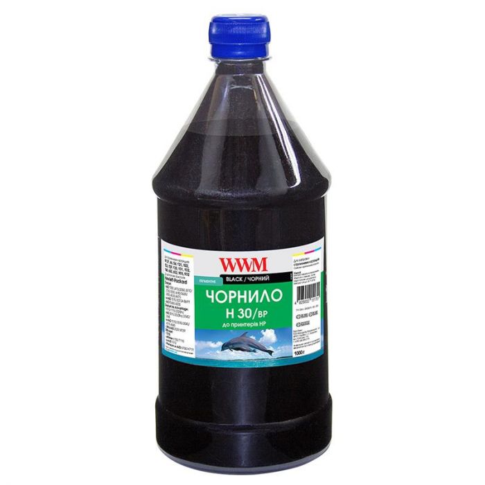 Чорнило WWM для HP №21/121/122 (Black Pigment) (H30/BP-4) 1000г