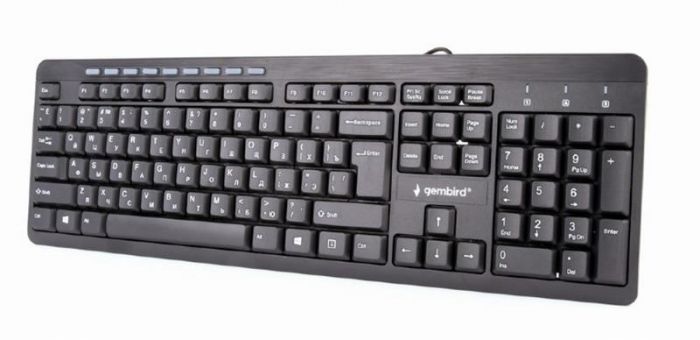 Клавіатура Gembird KB-UM-106-UA Ukr Black USB
