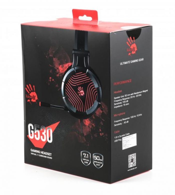 Гарнітура A4Tech Bloody G530 Gray