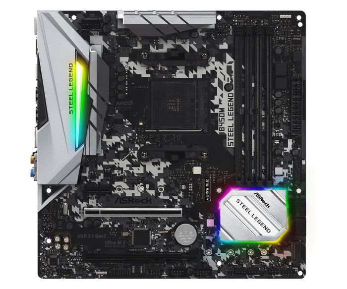 Материнська плата ASRock B450M Steel Legend Socket AM4