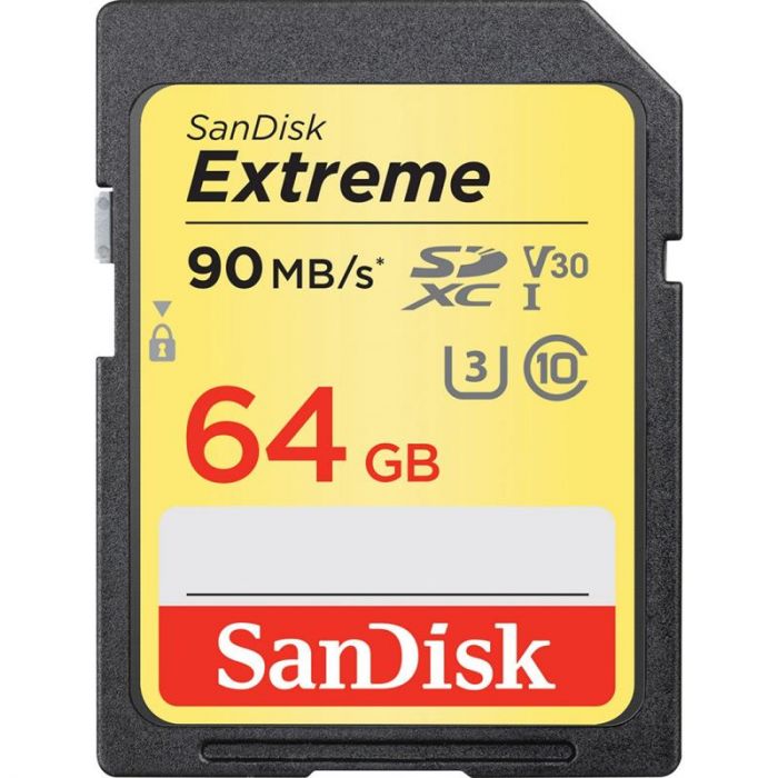 Карта пам`ятi SDXC  64GB UHS-I/U3 Class 10 SanDisk Extreme R150MB/s (SDSDXV6-064G-GNCIN)