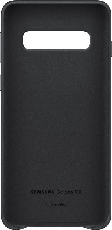 Чохол-накладка Samsung Leather Cover для Samsung Galaxy S10 SM-G973 Black (EF-VG973LBEGRU)