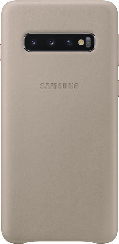 Чохол-накладка Samsung Leather Cover для Samsung Galaxy S10 SM-G973 Gray (EF-VG973LJEGRU) Чохол-накладка Samsung Leather Cover для Samsung Galaxy S10 SM-G973 Gray (EF-VG973LJEGRU)