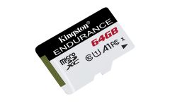 Карта пам"яті MicroSDXC  64GB UHS-I Class 10 Kingston High Endurance R95/W30MB/s (SDCE/64GB)