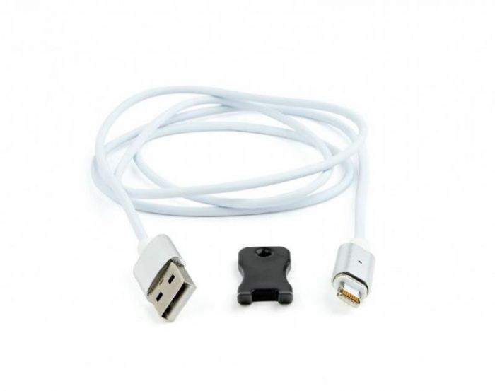 Кабель Cablexpert (CC-USB2-AMLMM-1M), USB 2.0 BM - Lightning, 1м, білий