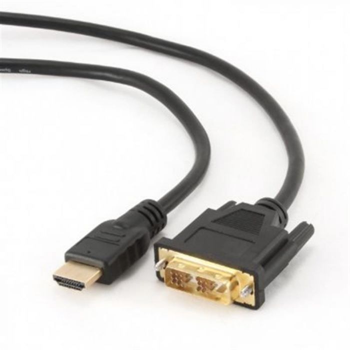 Кабель Cablexpert HDMI - DVI V 1.4 (M/M), 1.8 м, чорний (CC-HDMI-DVI-6) пакет