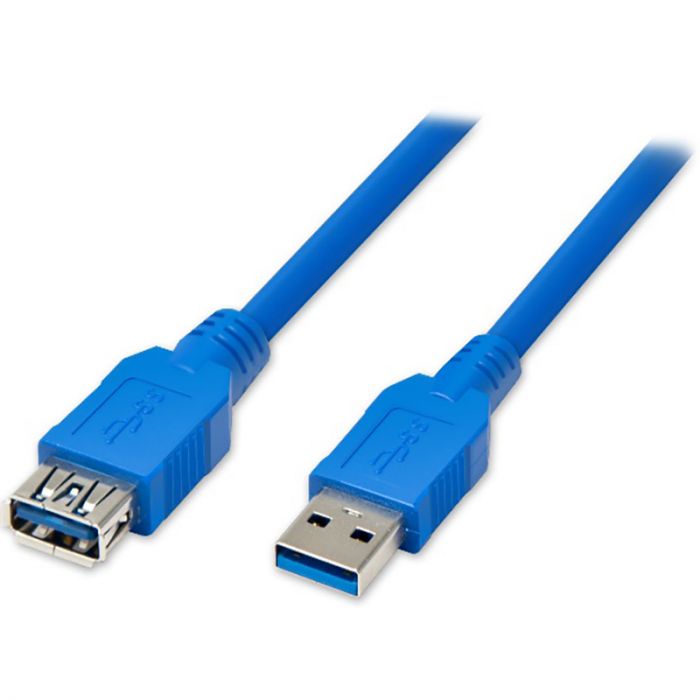 Кабель ATcom подовжувач USB 3.0 AM/AF 1.8 м blue