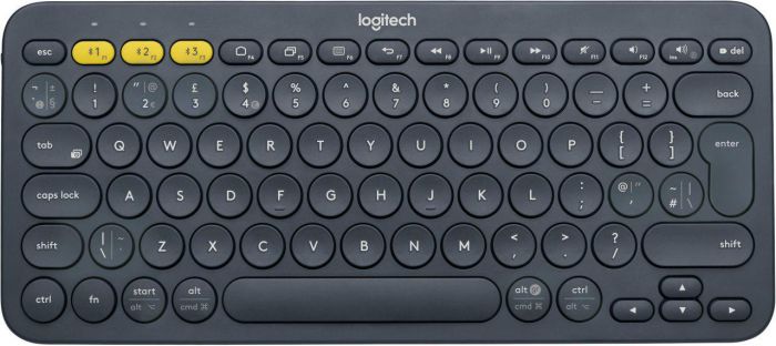 Клавіатура бездротова Logitech K380 (920-007584) Black Bluetooth