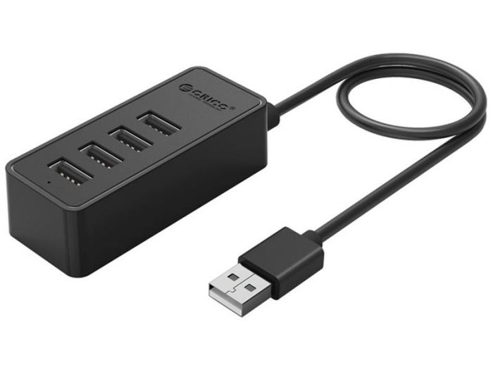 Концентратор USB2.0 Orico W5P-U2-030-BK-PRO Black (CA911424) 4хUSB2.0