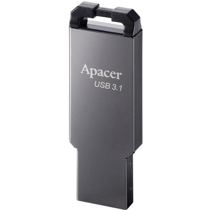 Флеш-накопичувач USB3.2 32GB Apacer AH360 Metal Black (AP32GAH360A-1)