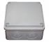 Коробка розподільна Courbi 100x100x50 сіра