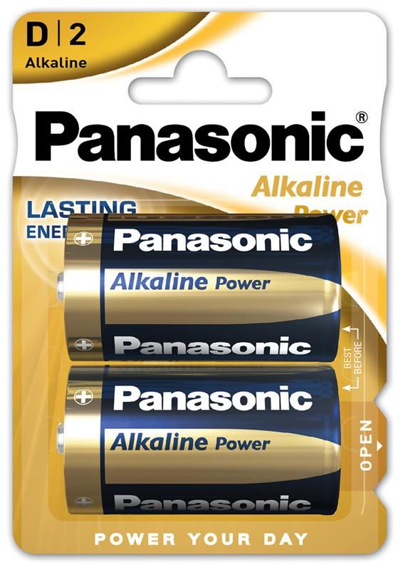 Батарейка Panasonic Alkaline Power D/LR20 BL 2 шт (2955)