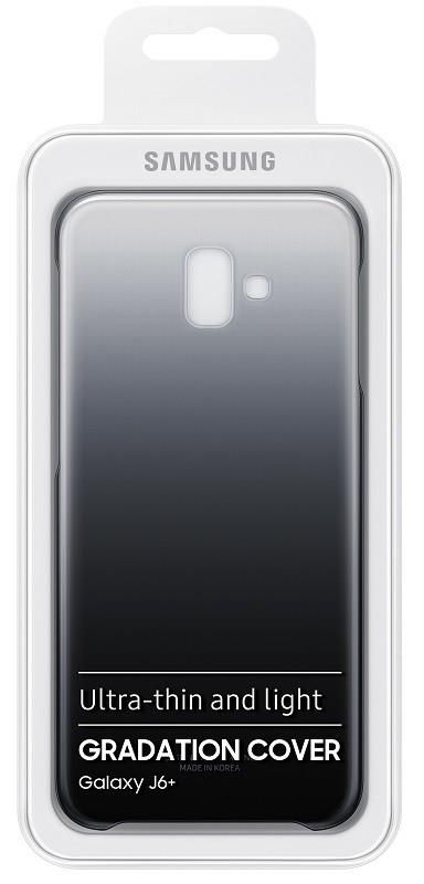 Чохол-накладка Samsung Gradation Cover для Samsung Galaxy J6+ SM-J610 Black (EF-AJ610CBEGRU)