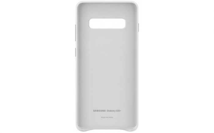Чохол-накладка Samsung Leather Cover для Samsung Galaxy S10+ SM-G975 White (EF-VG975LWEGRU)