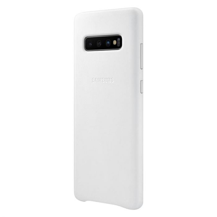 Чохол-накладка Samsung Leather Cover для Samsung Galaxy S10+ SM-G975 White (EF-VG975LWEGRU)