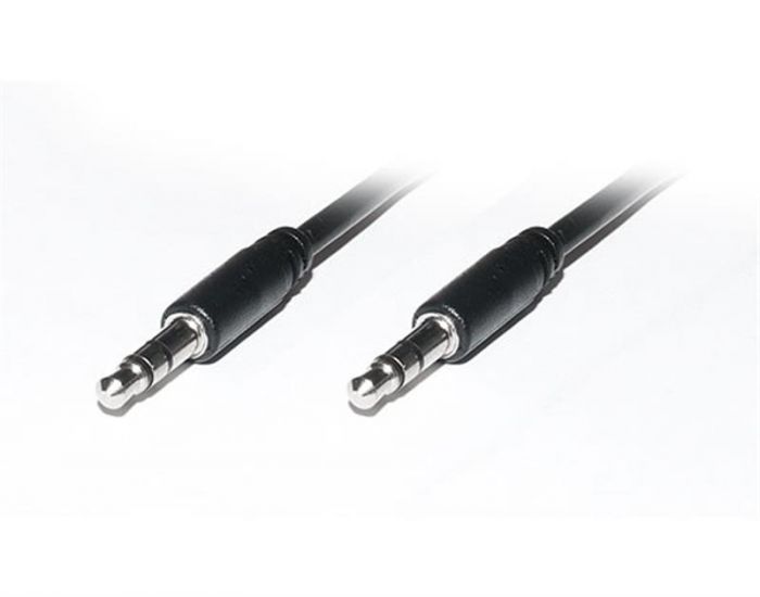 Аудіо-кабель REAL-EL Audio Pro 3.5 мм - 3.5 мм (M/M), 1 м, чорний (EL123500040)