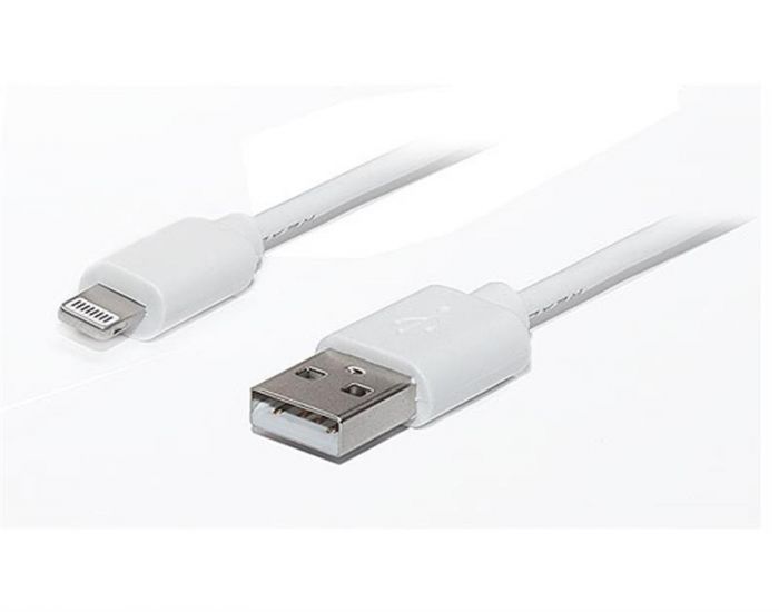 Кабель REAL-EL USB - Lightning (M/M), 1 м, білий (EL123500033)