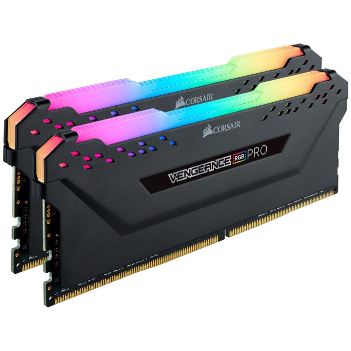 Модуль пам`ятi DDR4 2x8GB/3600 Corsair Vengeance RGB Pro Black (CMW16GX4M2C3600C18)