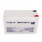 Акумуляторна батарея LogicPower 12V 7AH (LPM-MG 12 - 7 AH) AGM мультігель