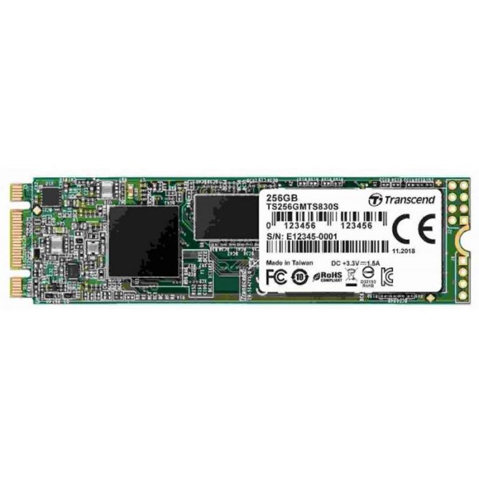 Накопичувач SSD  256GB Transcend 830S M.2 2280 SATAIII 3D TLC (TS256GMTS830S)