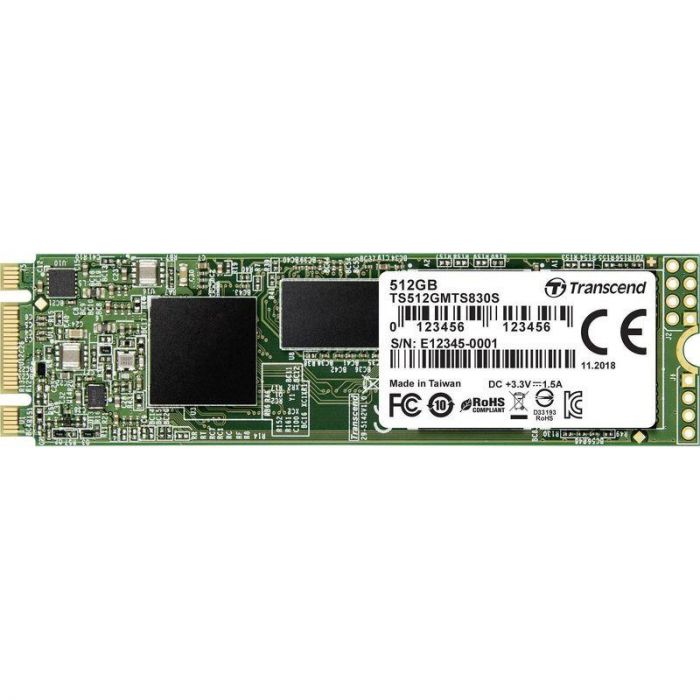 Накопичувач SSD  512GB Transcend 830S M.2 2280 SATAIII 3D TLC (TS512GMTS830S)