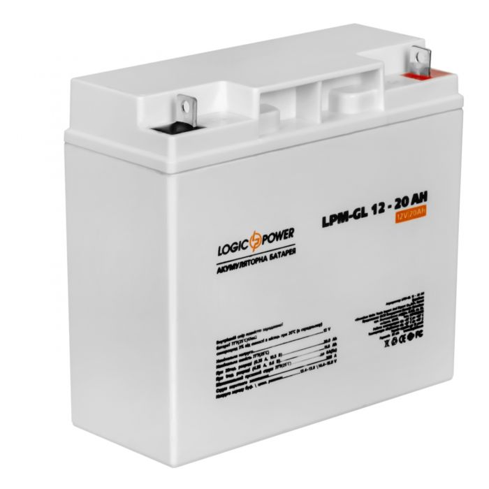 Акумуляторна батарея LogicPower 12V 20AH (LPM-GL 12 - 20 AH) GEL