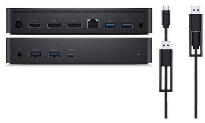 Док-станція Dell USB 3.0 or USB-C Universal Dock D6000 (452-BCYH)