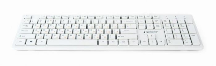 Клавіатура Gembird KB-MCH-03-W-UA Ukr White USB