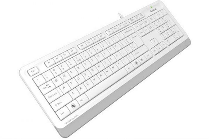 Клавіатура A4Tech FK10 Ukr White USB