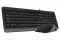 Комплект (клавіатура, мишка) A4Tech F1010 Black/Grey