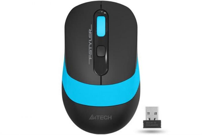 Мишка бездротова A4Tech FG10 Black/Blue USB