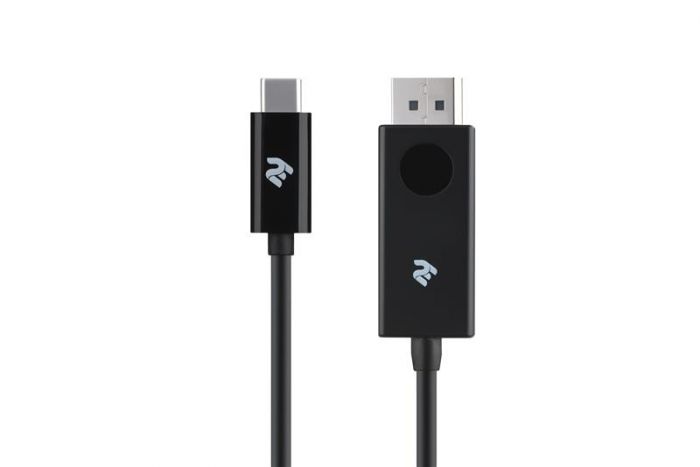 Кабель 2E (2E-W1402) USB Type-C-Displayport, (AM/AM), 1м, Black