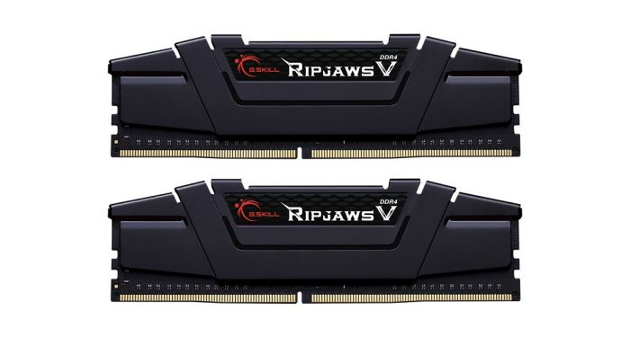 Модуль пам`ятi DDR4 2x32GB/2666 G.Skill Ripjaws V Black (F4-2666C18D-64GVK)