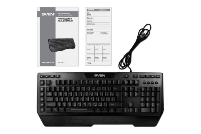 Клавіатура Sven KB-G9600 Black USB