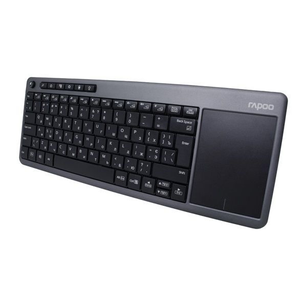 Клавіатура бездротова Rapoo K2600 Ukr Grey USB