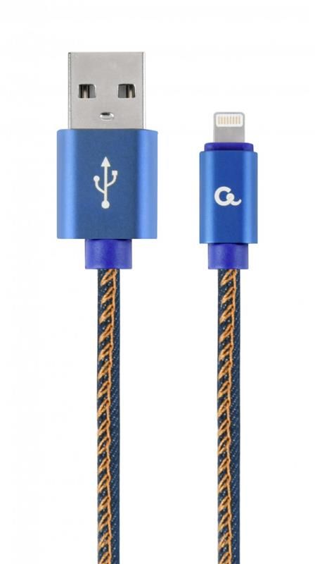 Кабель Cablexpert (CC-USB2J-AMLM-1M-BL) USB 2.0 - Lightning, преміум, 1м, синій