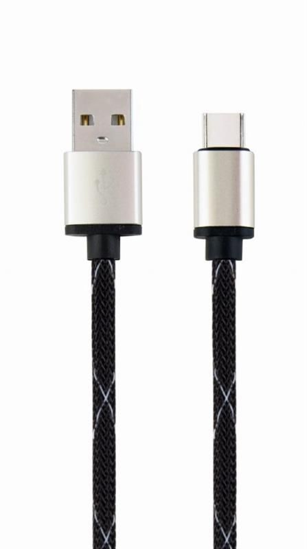 Кабель Cablexpert USB - USB Type-C V 2.0 (M/M), 2.5 м, Black (CCP-USB2-AMCM-2.5M)