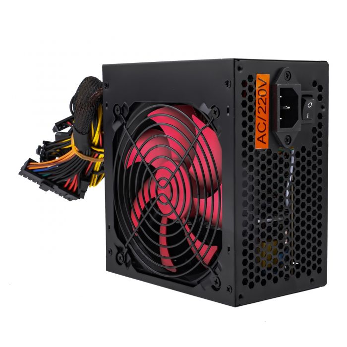 Блок живлення Logicpower ATX-550W, 12см, 4 SATA, 1x6pin, OEM, Black, без кабеля живлення