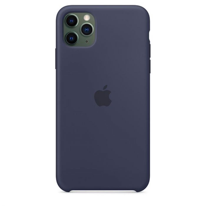 Чохол-накладка Apple Silicone Case для Apple iPhone 11 Pro Max Midnight Blue (MWYW2)