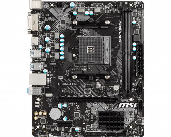 Материнська плата MSI A320M-A Pro Socket AM4