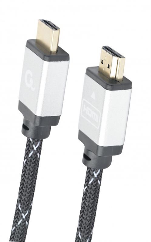 Кабель Cablexpert HDMI - HDMI v.1.4, M/M, 1 м, чорний/сірий (CCB-HDMIL-1M) коробка