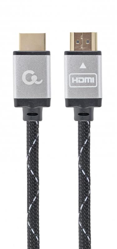 Кабель Cablexpert HDMI - HDMI v.1.4, M/M, 1 м, чорний/сірий (CCB-HDMIL-1M) коробка