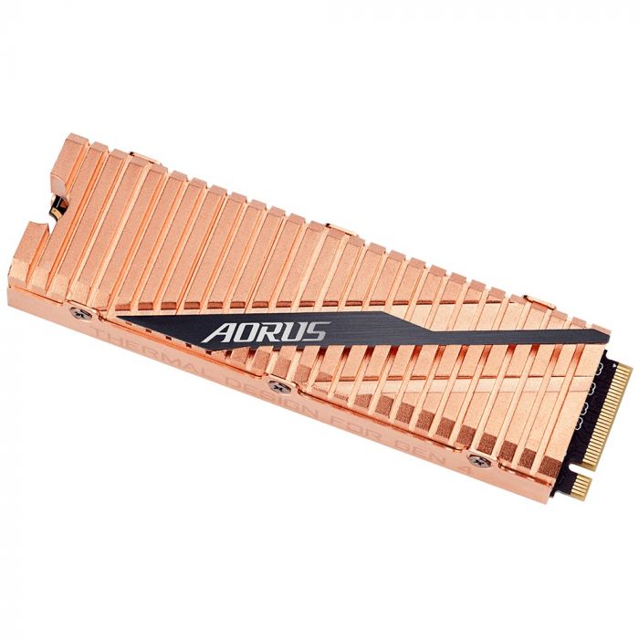 Накопичувач SSD  500GB Gigabyte Aorus M.2 PCIe NVMe 4.0 x4 3D TLC (GP-ASM2NE6500GTTD)